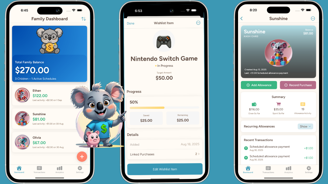 Kash Analytics Dashboard